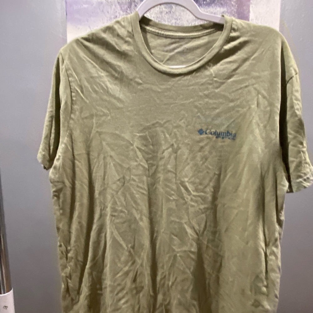 Columbia Men's Olive Short Sleeve Tee